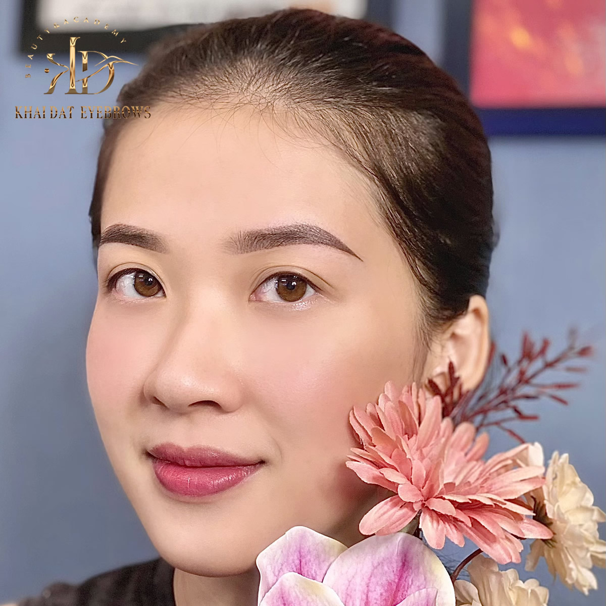 Phun Chân Mày 3d Ombre Shading Hiệu ứng Makeup 9579